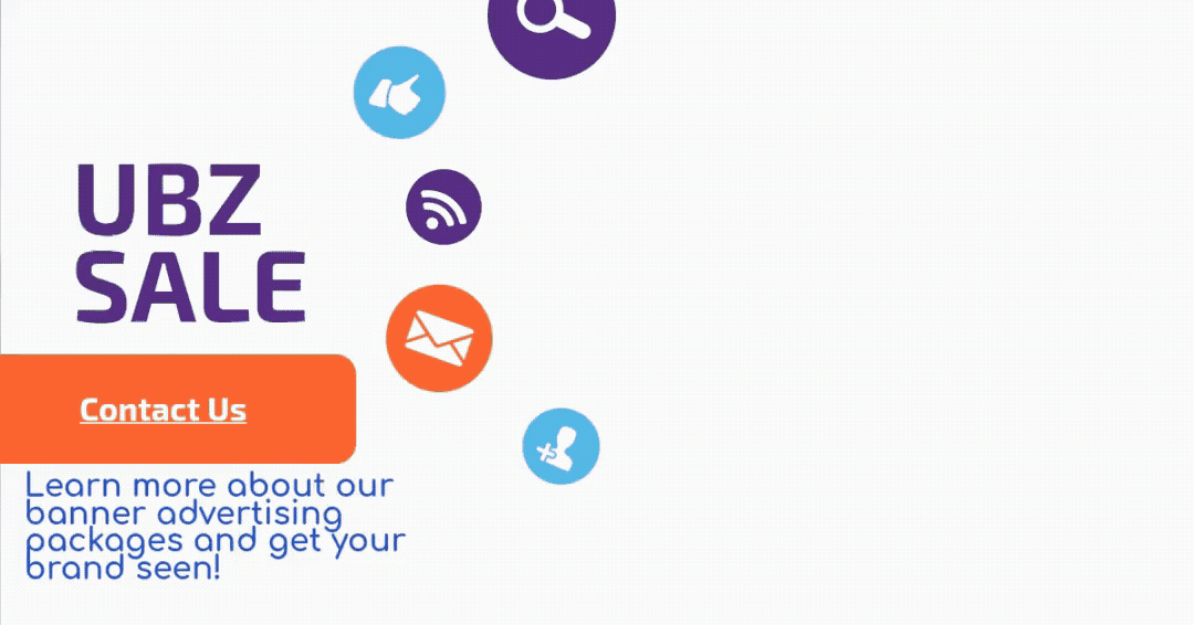 Banner Ad with the UBZ