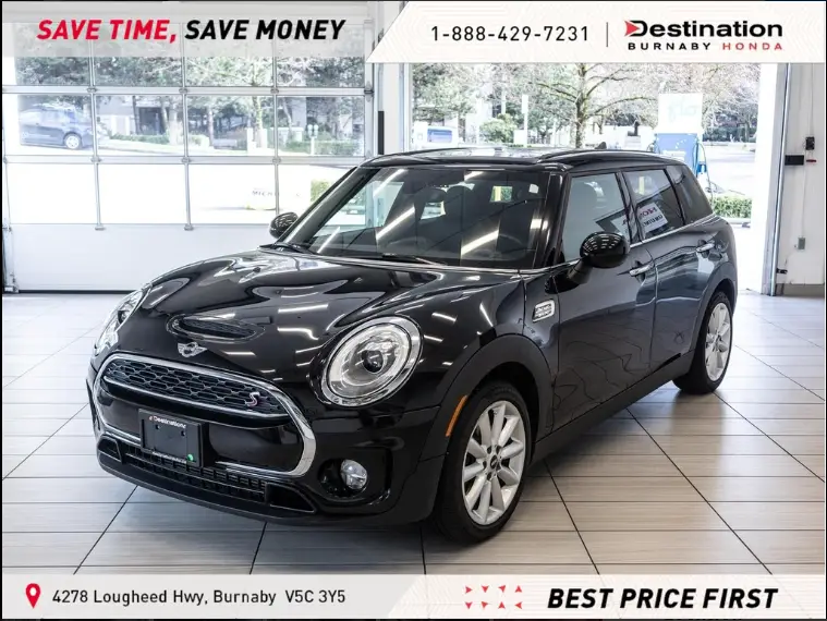 2016 MINI Cooper Clubman 4dr HB S – UNIQUE – SPACIOUS – SPORTY!
