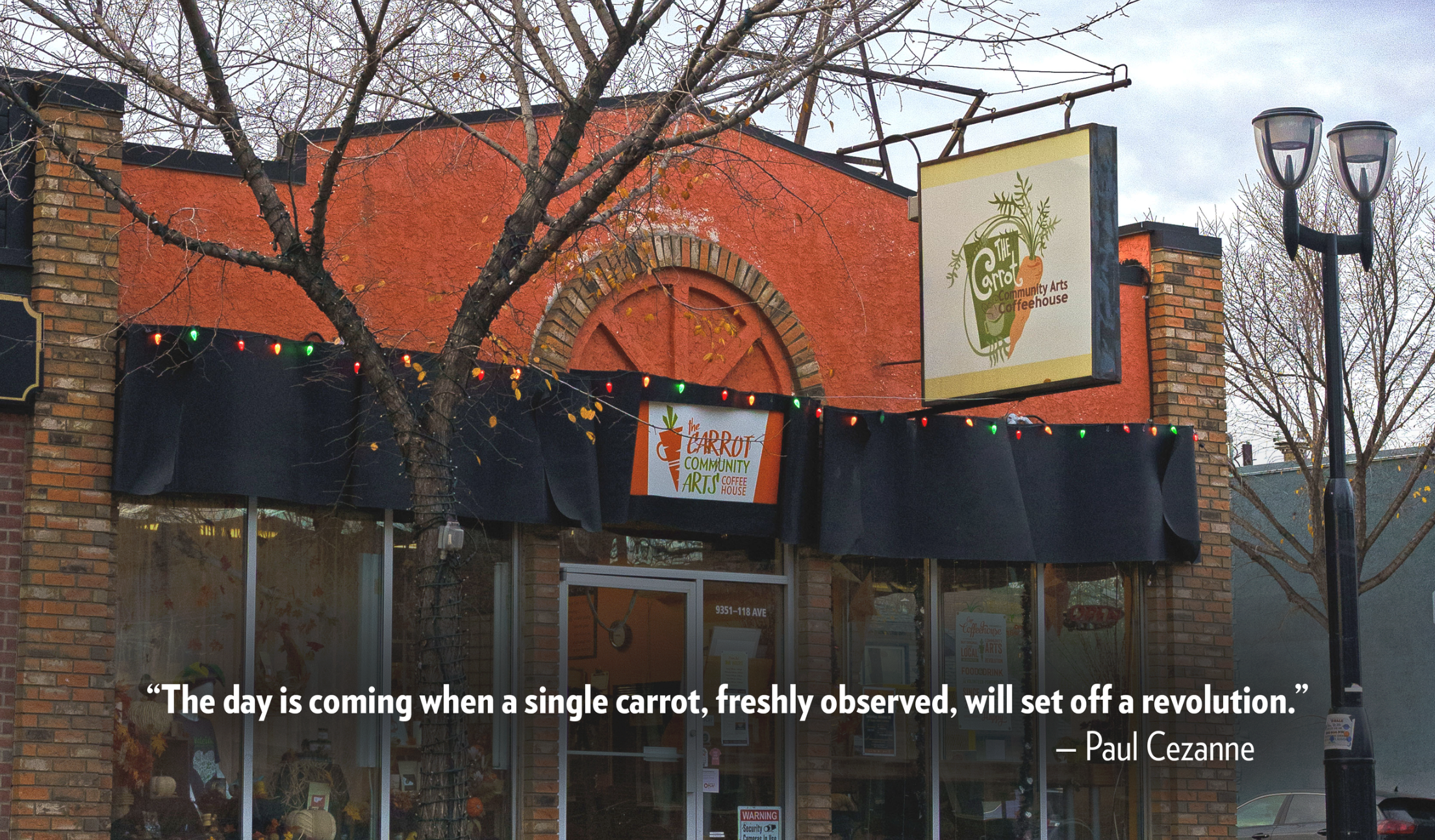 The Carrot Community Arts Coffeehouse